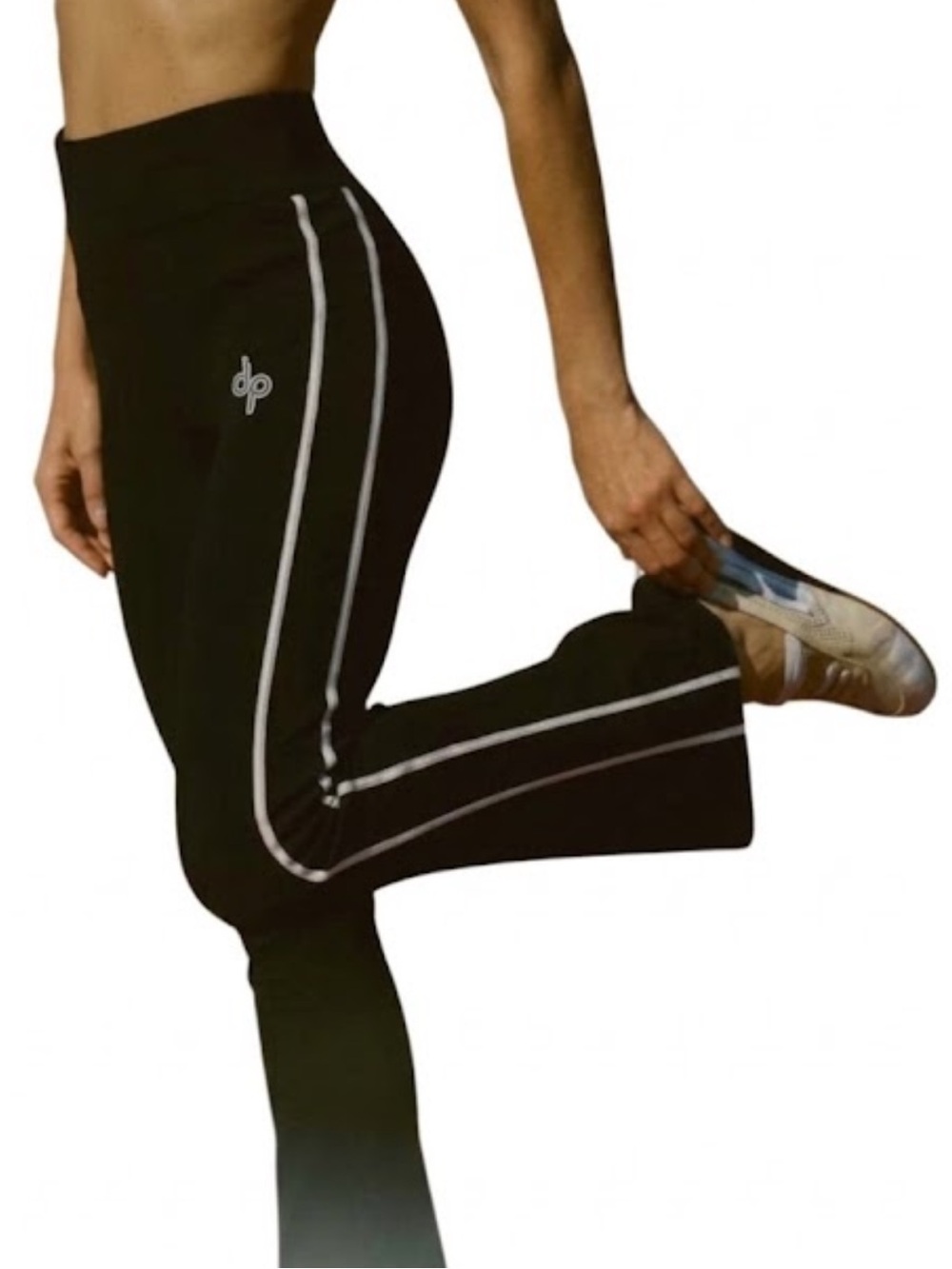Ribbed Flare Joggers Black, Side Stripe Pants M Daily Practice Anthropologie
FF